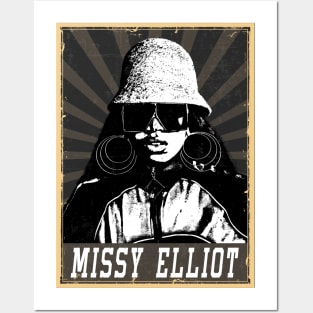 80s Style Missy Elliot Posters and Art